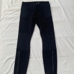 Black Riding Pants with Knee Patches